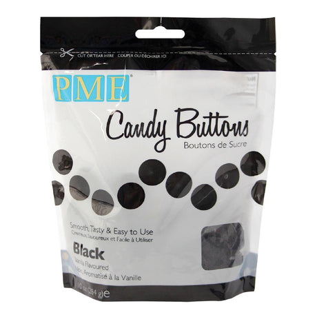 PME Candy Buttons Black 280g - HU349  PME   