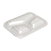 Faerch Hot Deli Deluxe 3 Compartment Takeaway Container Lids (Pack of 365) - HU387 Takeaway Food Containers Faerch   