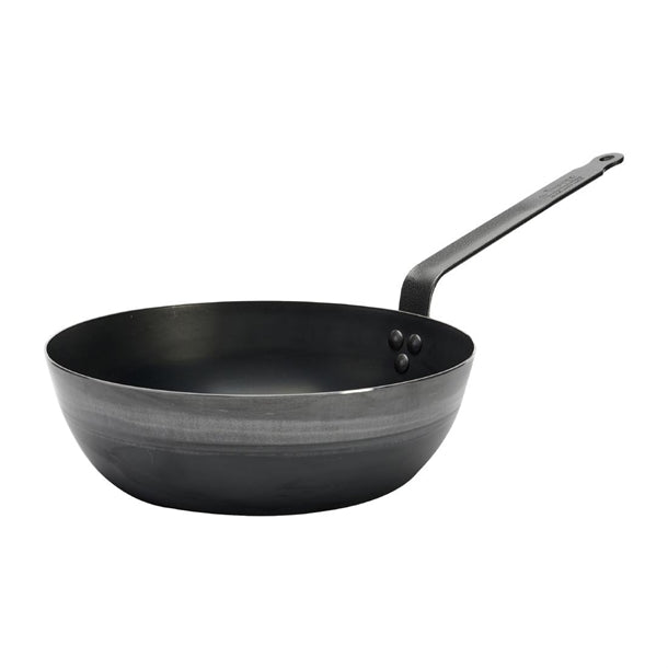 De Buyer Outdoor Blue Steel Deep Round Pan 28cm - HW070  De Buyer   
