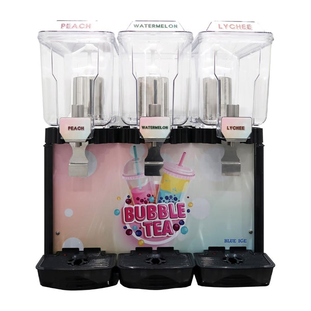 Blue Ice Bubble Tea Dispenser 3x 12Ltr DR12X3 - HW094  Blue Ice   