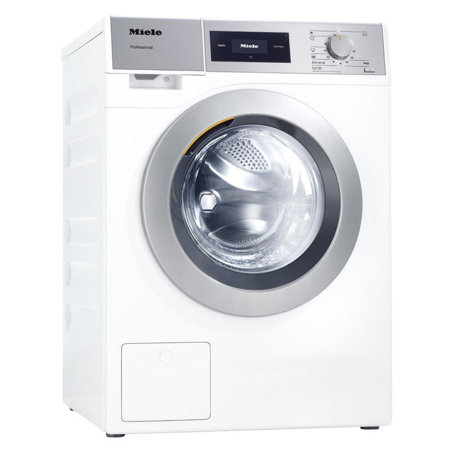 Miele Little Giant Washing Machine White 8kg with Drain Pump 2.85kW PWM508 - HW106 Commercial Washing Machines Miele
