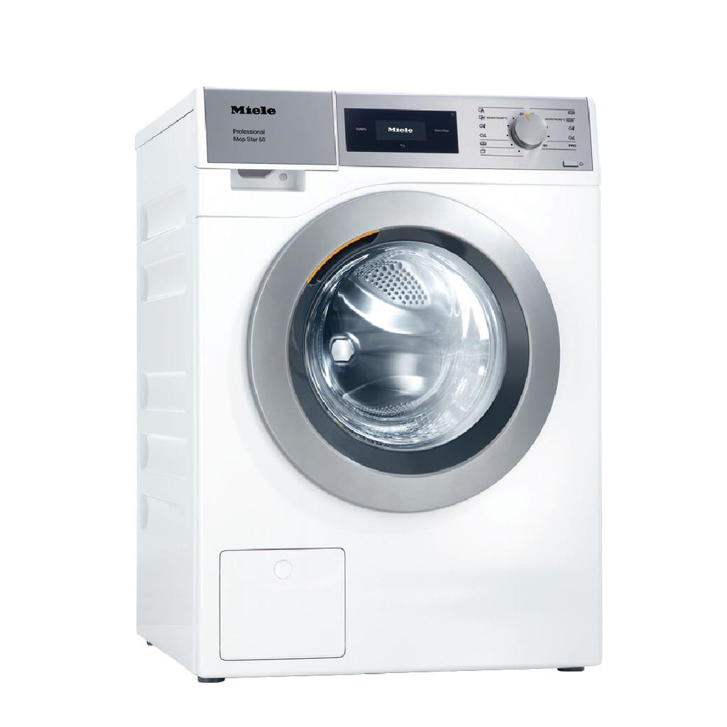 Miele Little Giant Mop Star 60 Washing Machine White 6kg with Drain Pump 2.5kW Single Phase PWM506 - HW122 Commercial Washing Machines Miele