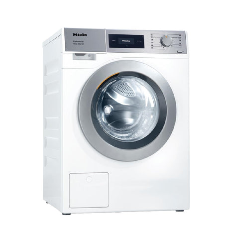 Miele Little Giant Mop Star 60 Washing Machine White 6kg with Drain Pump 2.5kW Single Phase PWM506 - HW122 Commercial Washing Machines Miele