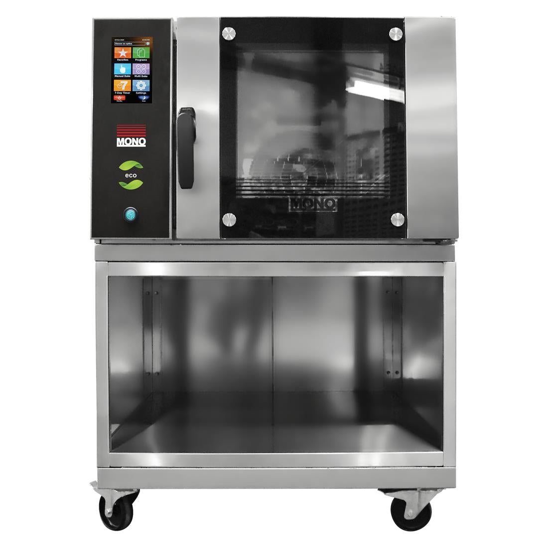 Mono Eco Left Hand Hinged Convection Oven 4/5 Tray Single Phase - HW145  Mono   