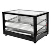 Roller Grill Self Serve Heated Display Cabinet Black Finish WD780SN-SS - HW158  Roller Grill   