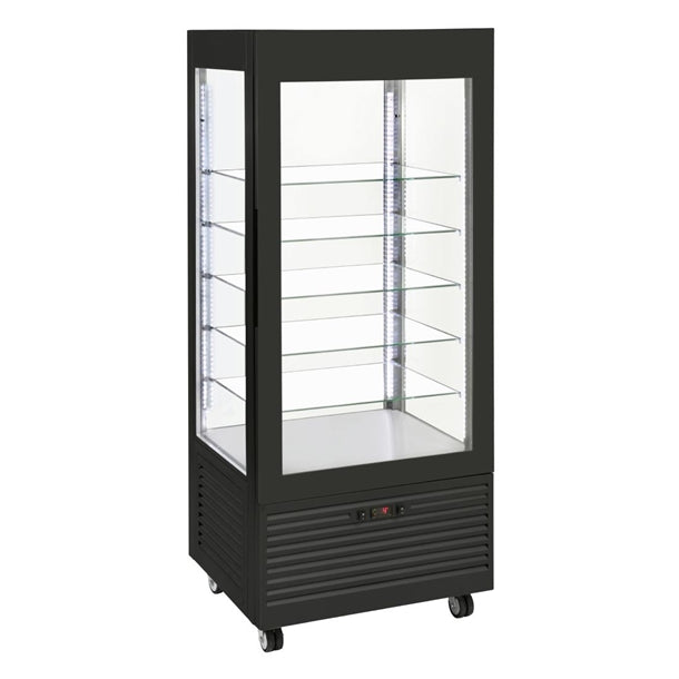 Roller Grill Bi-Temperature Display Cabinet Black RDB800 - HW175  Roller Grill   