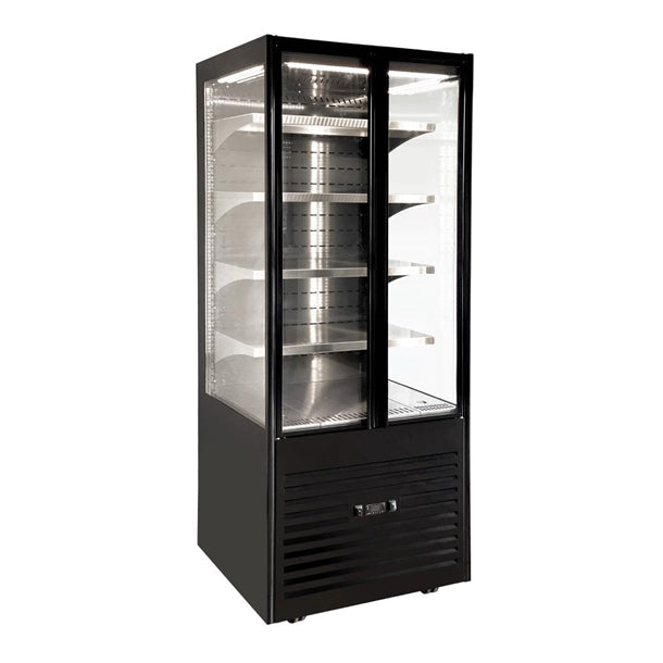 Roller Grill Self Serve Heated Display Cabinet Black SSH800 - HW177  Roller Grill   