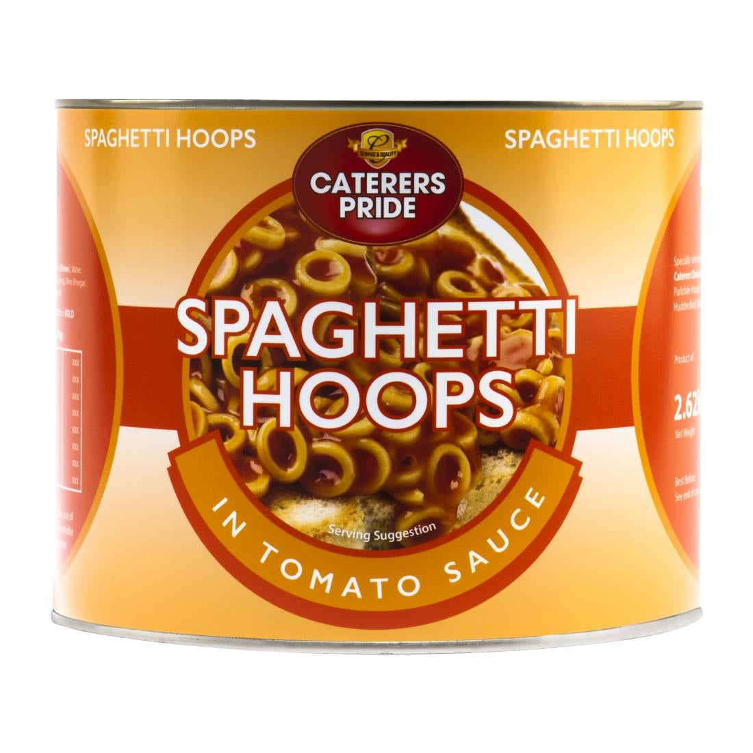 Caterers Pride Spaghetti Hoops 2.58kg - HW311  Caterers Pride   