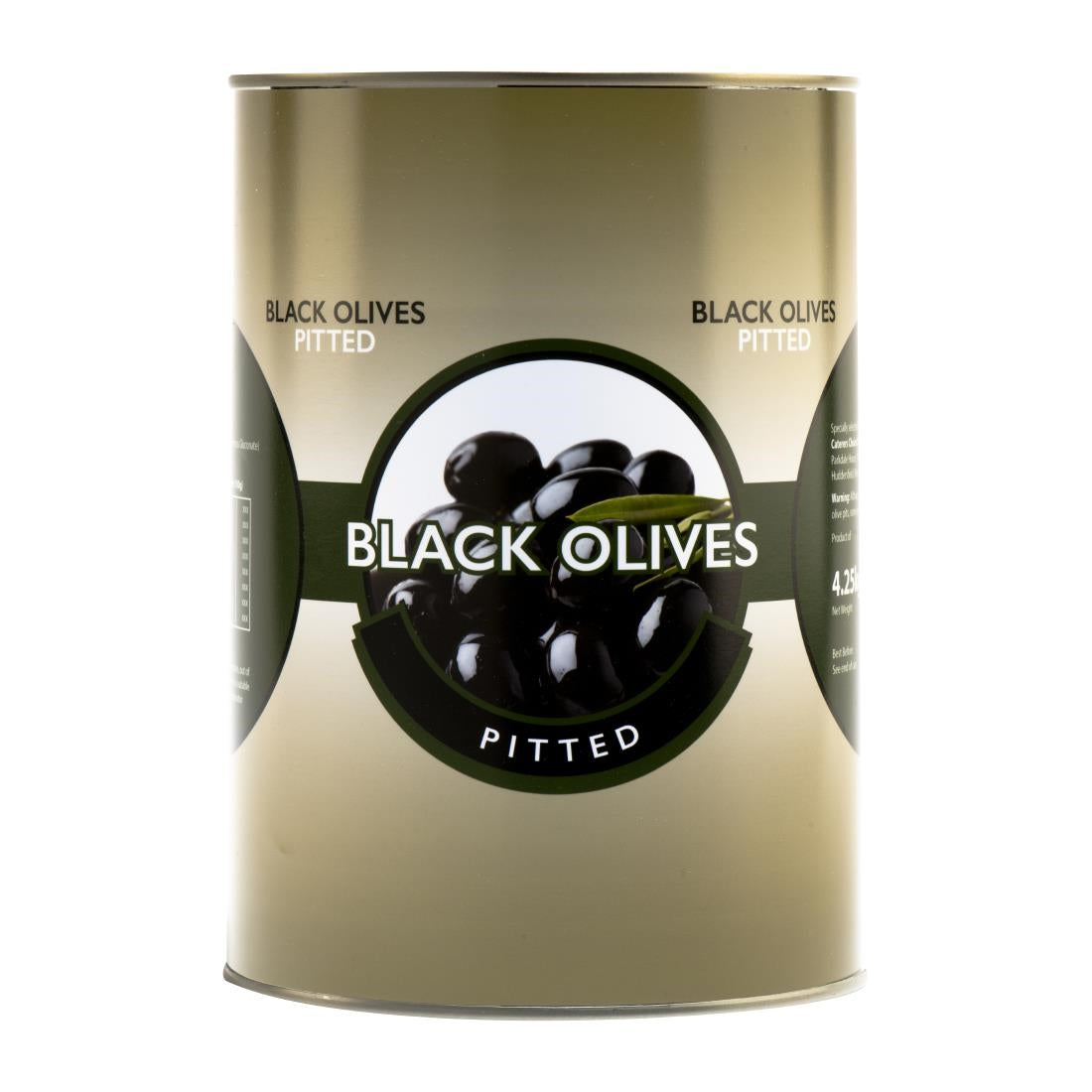 Caterers Pride Black Pitted Olives 4.25kg - HW329  Caterers Pride   
