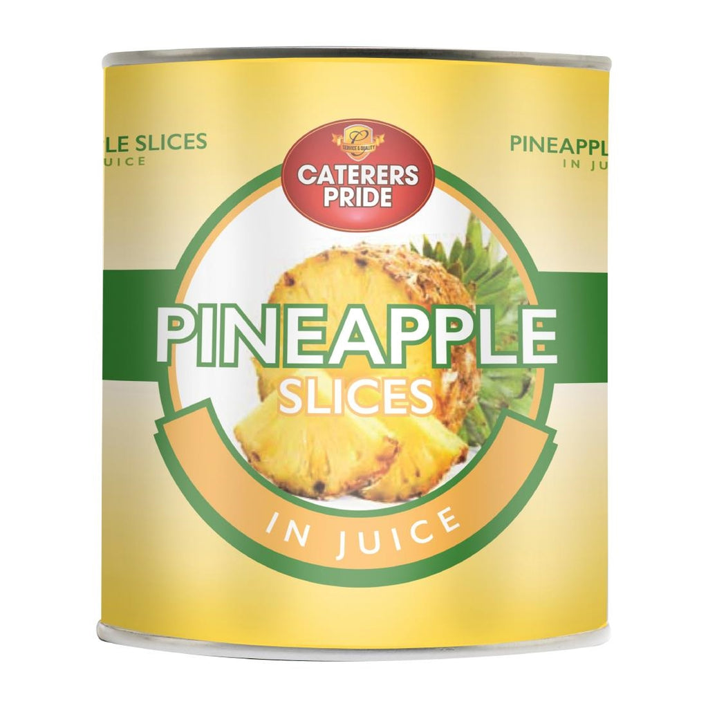 Caterers Pride Pineapple Slices in Juice 822g (Pack of 6) - HW343  Caterers Pride   