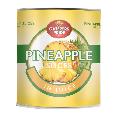 Caterers Pride Pineapple Slices in Juice 822g (Pack of 6) - HW343  Caterers Pride   