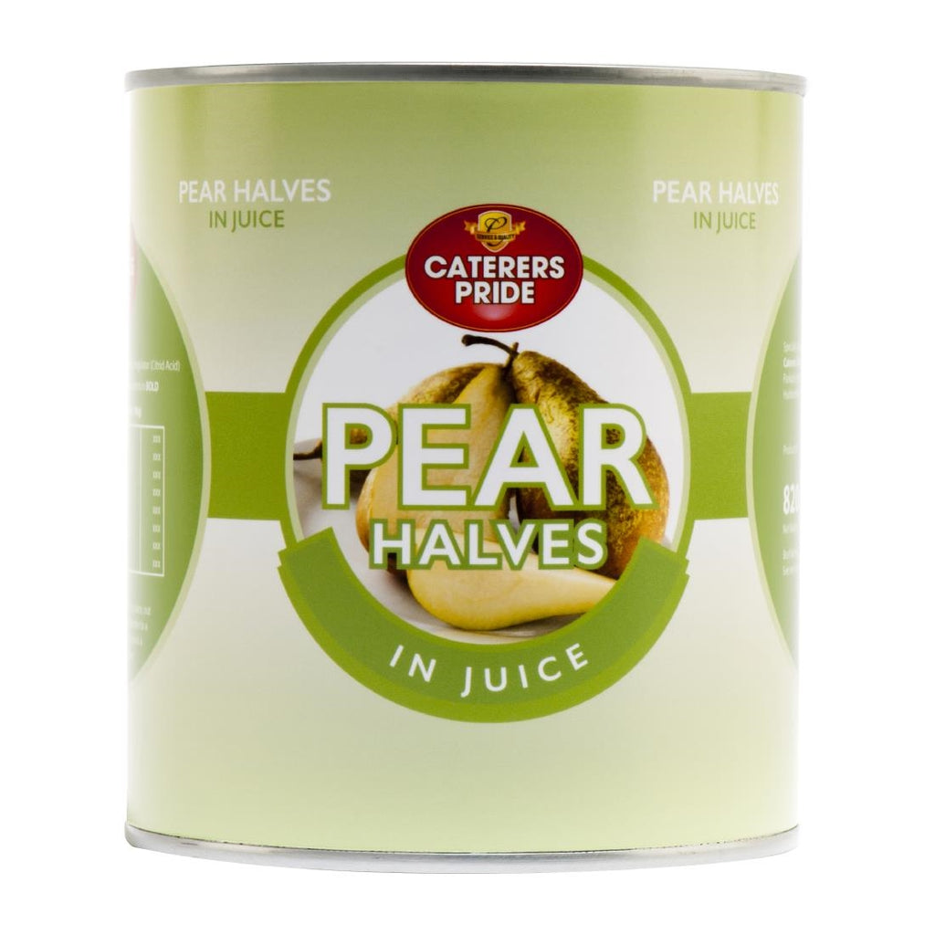 Caterers Pride Pear Halves in Juice 820g (Pack of 6) - HW348  Caterers Pride   
