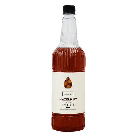 Simply Hazelnut Syrup 1Ltr - HW371  Simply   