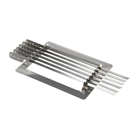 Kasai Konro Skewer Rack & 6 Skewers for Nano Pro Konro Grill SVT-16101 - HW434  Kasai   