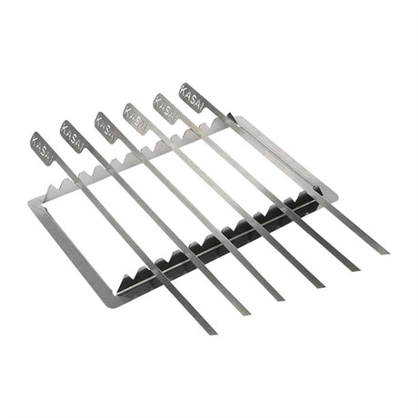 Kasai Konro Skewer Rack & 6 Skewers for Little Konro Grill SVT-16054 - HW435  Kasai   