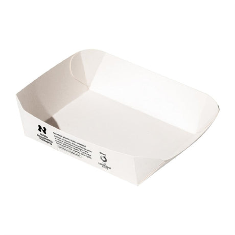 Notpla Square Trays - White (Pack of 600) - HW508 Takeaway Food Containers Notpla   