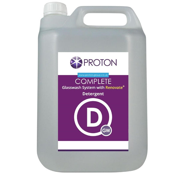 Proton Complete Glasswash Detergent 5Ltr (Pack of 2) - HW528  Proton   
