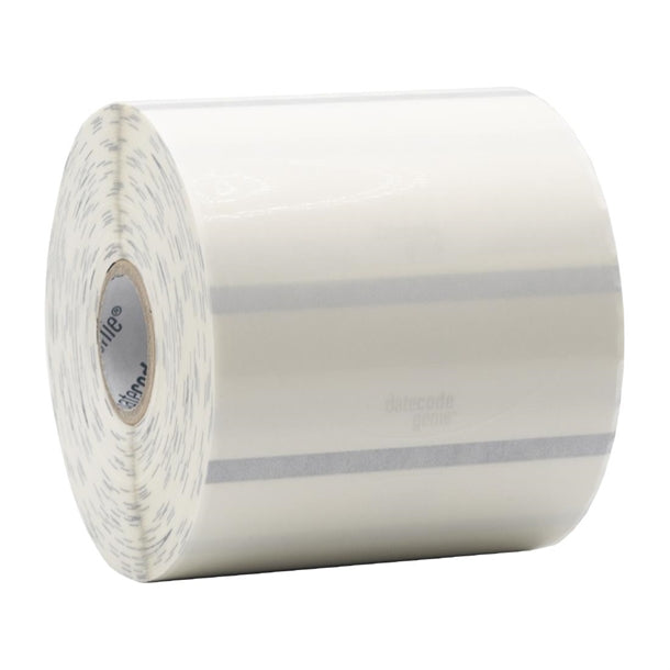 DateCodeGenie 75mm Circle Clear Blank Permanent Labels (Pack of 2x 500 Rolls) - HW539  Date Code Genie   