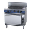 Blue Seal 900mm Induction Oven Range 4 x Full Area 5kW UKIN54F - HW606 4 & 6 Burner Ovens Ranges Blue Seal