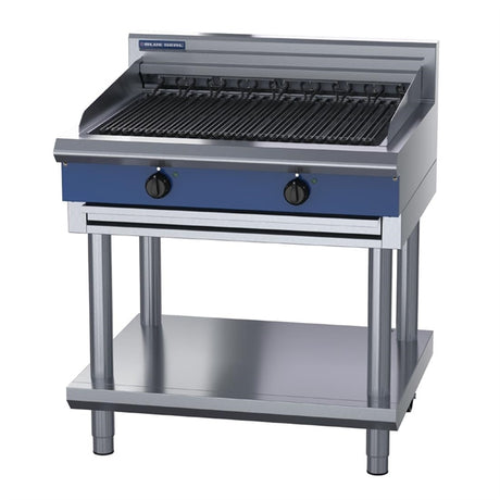 Blue Seal 900mm Elec Chargrill with Leg Stand UKE596D-L - HW617 Charcoal Grills Blue Seal