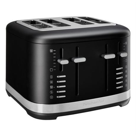 KitchenAid 4 Slot Manual Toaster Matte Black - HW787  Kitchenaid   