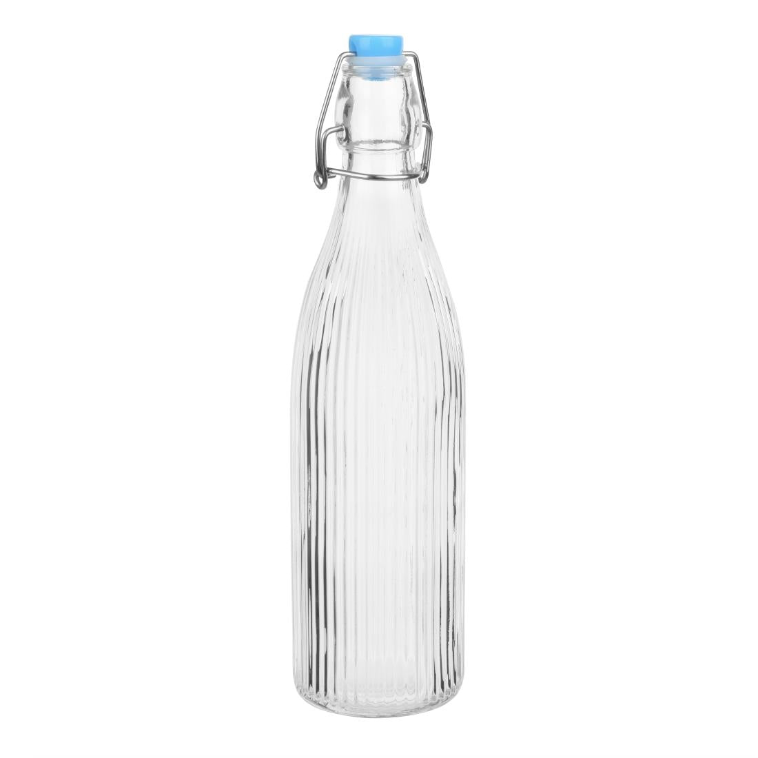 Olympia Ridged Swing Top Water Bottles 500ml (Pack of 6) - HW794 Jugs, Pitchers, Decanters & Carafes Olympia   