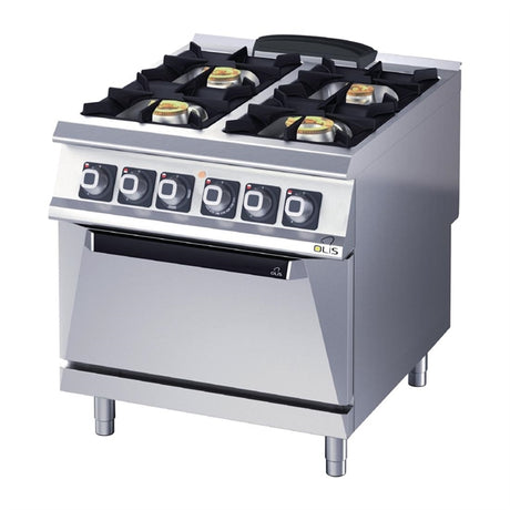 Olis Heavy Duty 4 Burner Electric Static Oven Range D94 - HW890  Olis   