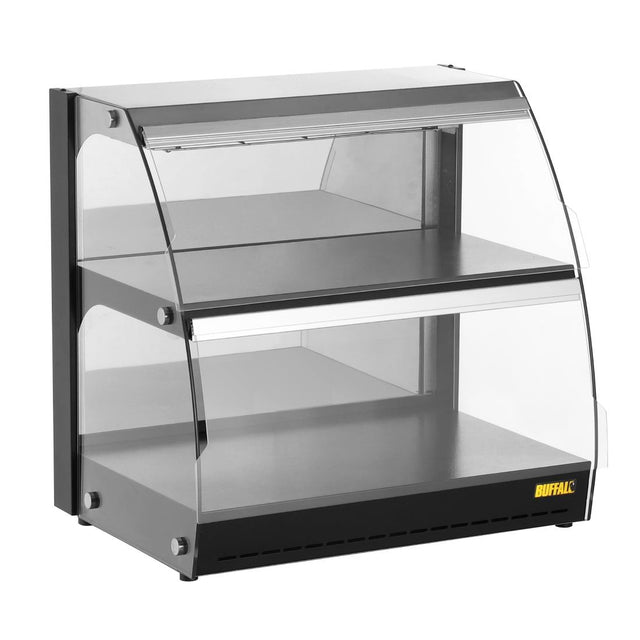 Buffalo Self-Serve Heated Display Unit with Hinged Doors - HW921  Buffalo   