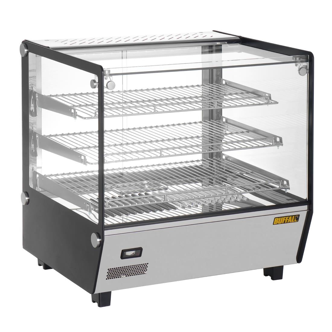 Buffalo Square Countertop Heated Display Merchandiser 120Ltr - HW923  Buffalo   