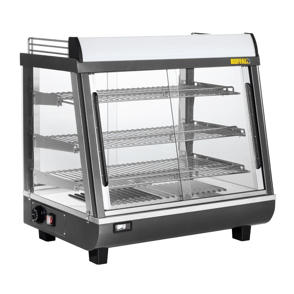 Buffalo Front and Rear Door Heated Merchandiser 96Ltr - HW927  Buffalo   
