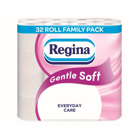 Regina Gentle Soft Toilet Rolls 3Ply (Pack of 32 Rolls) - HW969  Regina   