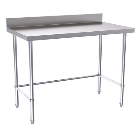 Hallco Wall Bench 1200mm Wide x 650mm Deep Stainless Steel Table | HWB1200LB Stainless Steel Wall Tables Hallco