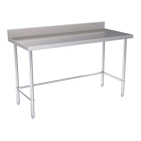 Hallco Wall Bench 1500mm Wide x 650mm Deep Stainless Steel Table | HWB1500LB Stainless Steel Wall Tables Hallco