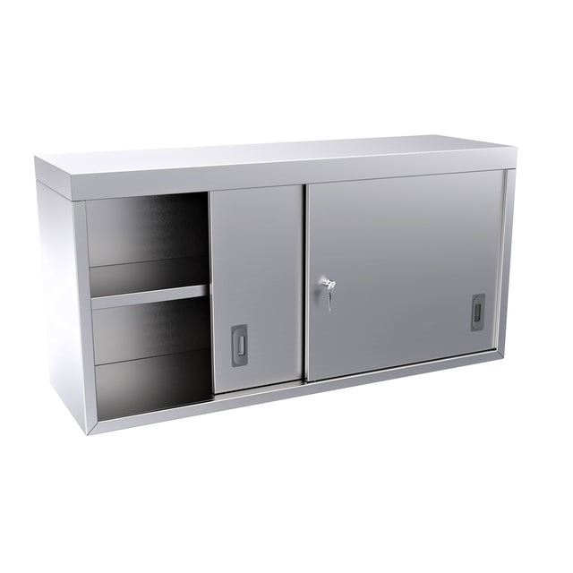 Hallco Wall Cupboard 1200mm Wide Stainless Steel | HWC1200 Stainless Steel Wall Cupboards Hallco
