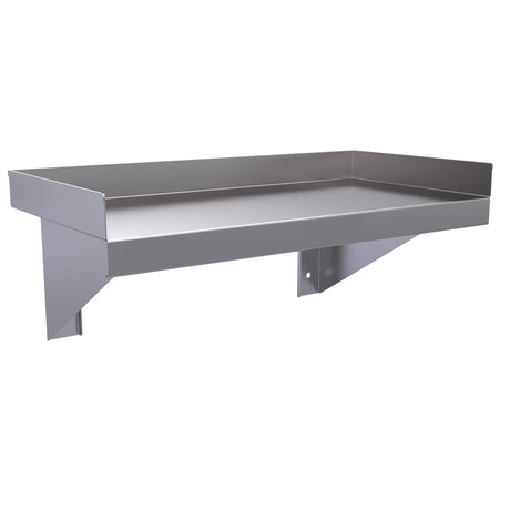 Hallco Stainless Steel Wall Shelf Solid | HWS0600 Stainless Steel Wall Tables Hallco