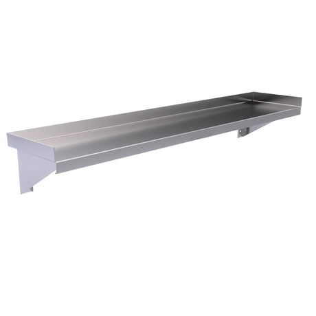 Hallco Stainless Steel Wall Shelf Solid | HWS1500 Stainless Steel Wall Tables Hallco