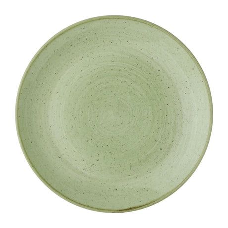 Churchill Stonecast Sorrel Green Coupe Plates 170mm (Pack of 12) - HX003 Plates Churchill Super Vitrified
