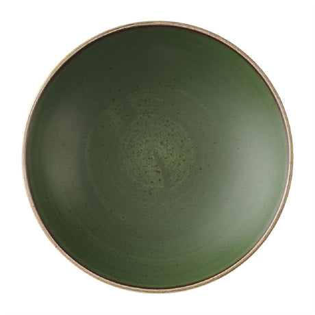 Churchill Stonecast Sorrel Green Coupe Bowls 235mm (Pack of 12) - HX006 Bowls Churchill Super Vitrified