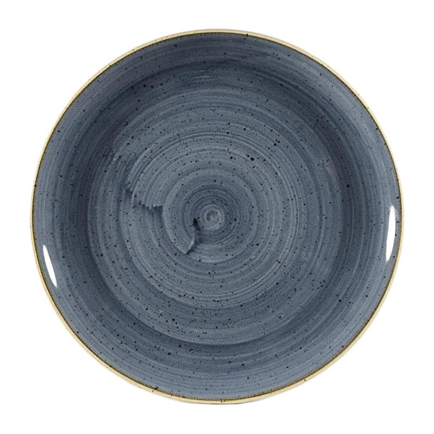 Churchill Stonecast Blueberry Coupe Plates 228mm (Pack of 12) - HX027 Plates Churchill Super Vitrified