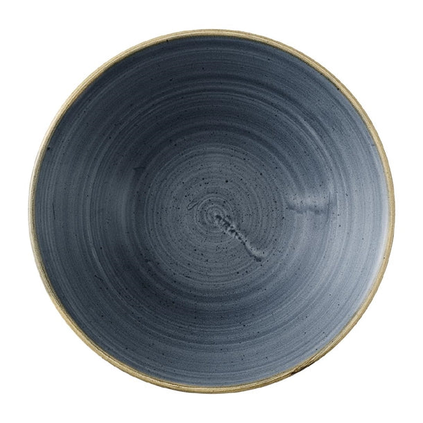 Churchill Stonecast Blueberry Deep Coupe Bowls 205mm (Pack of 6) - HX028 Bowls Churchill Super Vitrified