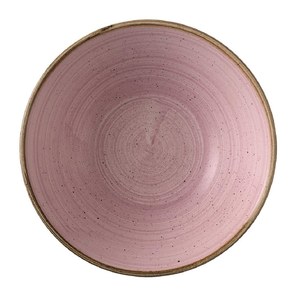 Churchill Stonecast Petal Pink Deep Coupe Bowls 180mm (Pack of 6) - HX033 Bowls Churchill Super Vitrified
