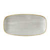 Churchill Stonecast Raw Grey Chefs Oblong Plates 280 x 152mm (Pack of 12) - HX048 Plates Churchill Super Vitrified