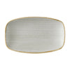 Churchill Stonecast Raw Grey Oblong Chefs Plates 180 x 100mm (Pack of 12) - HX050 Plates Churchill Super Vitrified