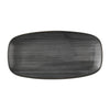Churchill Stonecast Raw Black Chefs Oblong Plates 280 x 152mm (Pack of 12) - HX051 Plates Churchill Super Vitrified