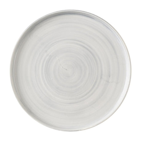Churchill Stonecast Canvas Grey Walled Plates 255mm (Pack of 6) - HX064 Plates Churchill Super Vitrified