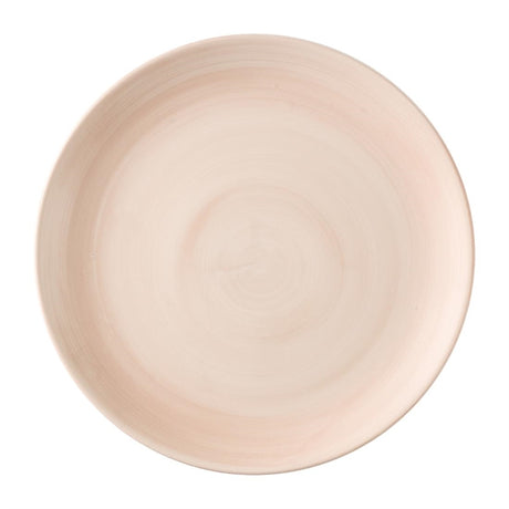 Churchill Stonecast Canvas Coral Evolve Coupe Plates 285mm (Pack of 12) - HX073 Plates Churchill Super Vitrified