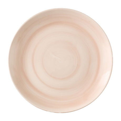 Churchill Stonecast Canvas Coral Evolve Coupe Plates 260mm (Pack of 12) - HX074 Plates Churchill Super Vitrified