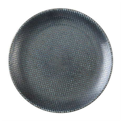 Churchill Studio Prints Astro Metallic Blue Evolve Coupe Plates 220mm (Pack of 12) - HX091 Plates Churchill Super Vitrified