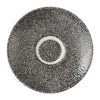 Churchill Studio Prints Raku Quartz Black Espresso Saucers 115mm (Pack of 12) - HX120 Churchill Super Vitrified Churchill Super Vitrified   
