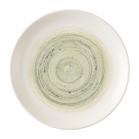 Churchill Elements Fern Evolve Coupe Plates 285mm (Pack of 12) - HX137 Plates Churchill Super Vitrified